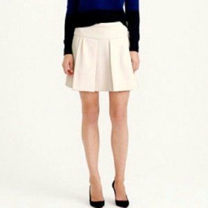 J. Crew Box Pleat Mini Skirt